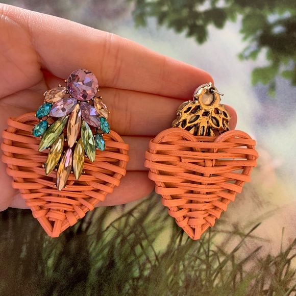 Pink summer earrings - Picture 2 of 2